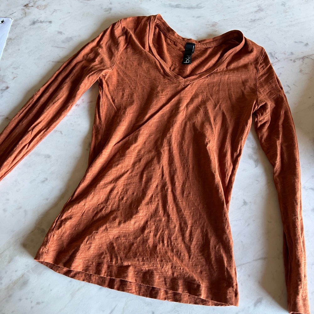 Bobi | burnt orange soft long sleeve